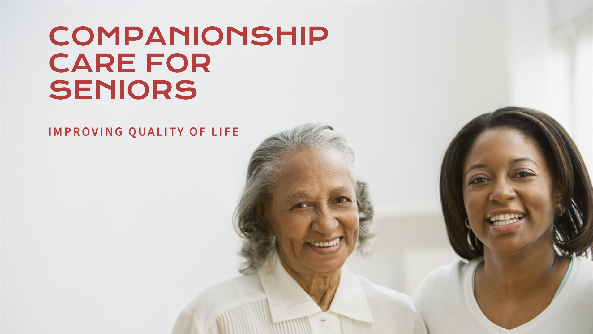 Companionship care for seniors